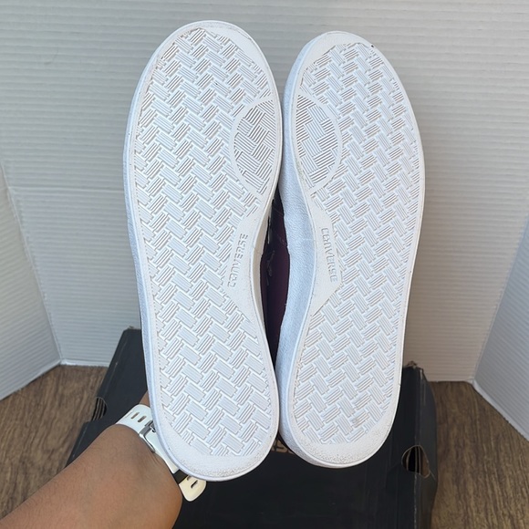 NIB Converse Breakpoint OX Obsidian White Leather Navy Blue Low Top Sneakers 6.5 - Picture 9 of 15